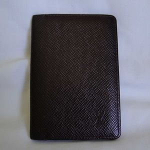 Louis Vuitton burgundy Pocket Organizer wallet